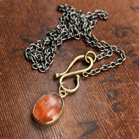 Sunstone Scapolite Pendant